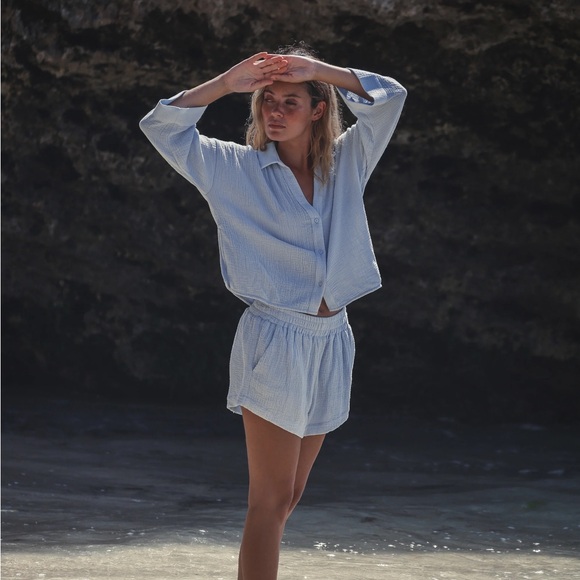 Echo Mini Shirt - Baby Blue - *NWT* - One Size - Picture 2 of 11